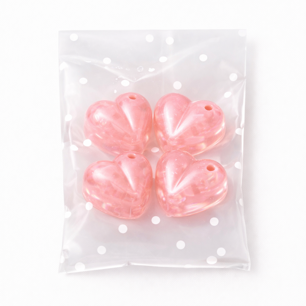 Pink Champagne Gel Wax Melt Hearts
