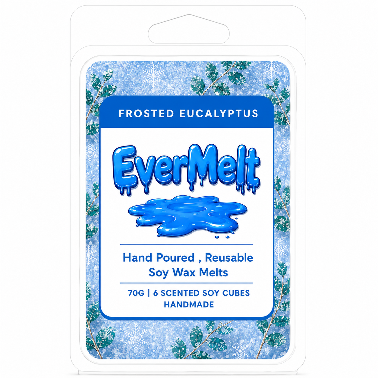 Frosted Eucalyptus Soy Wax Melt