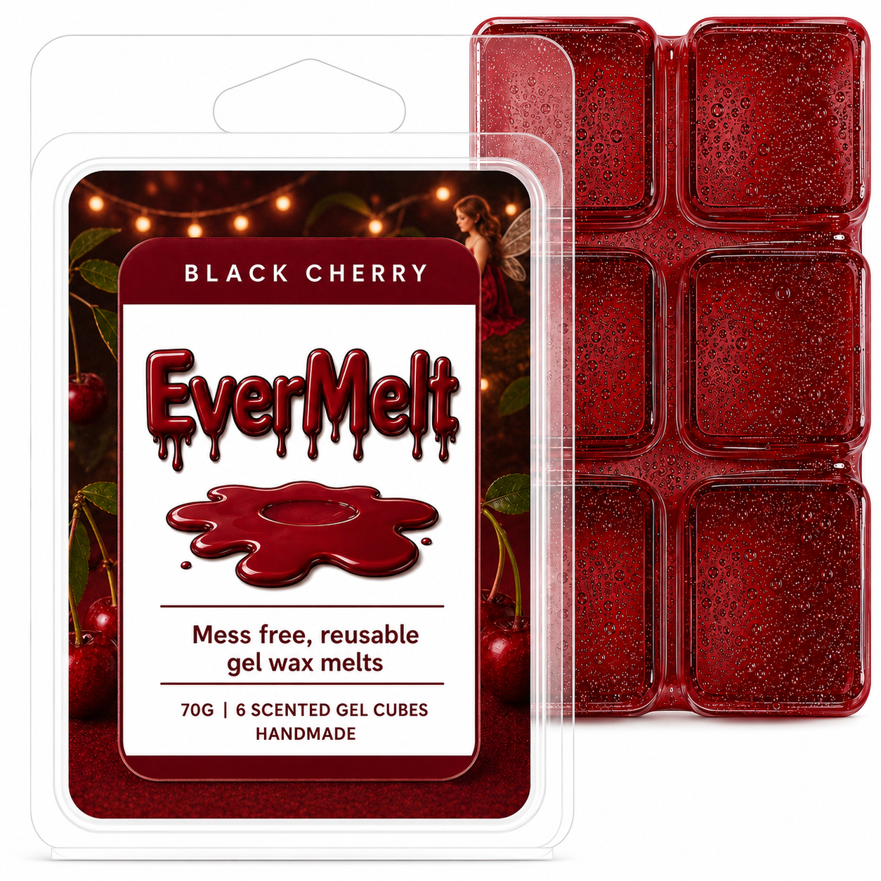 Black Cherry Fairy Gel Wax Melt
