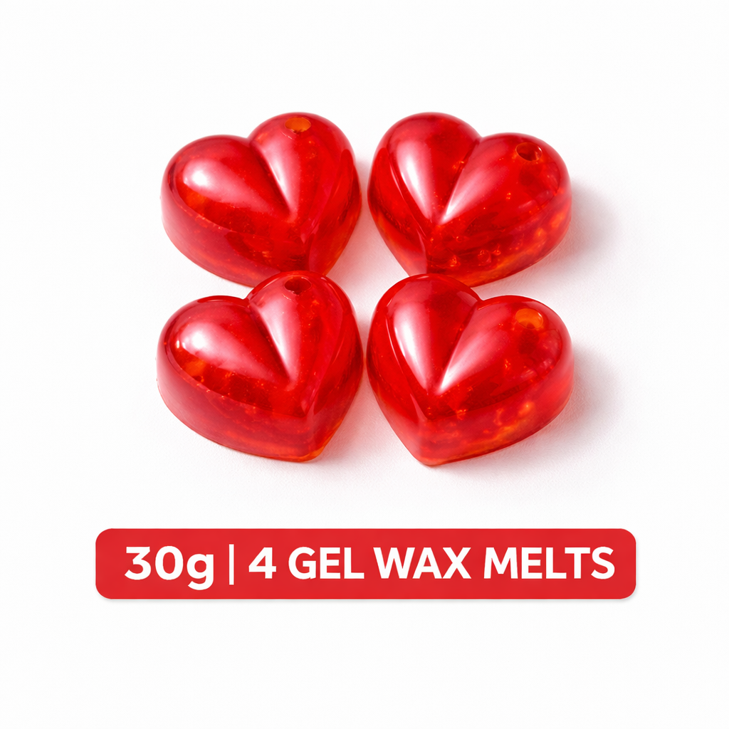 Chocolate Strawberry Gel Wax Melt Hearts