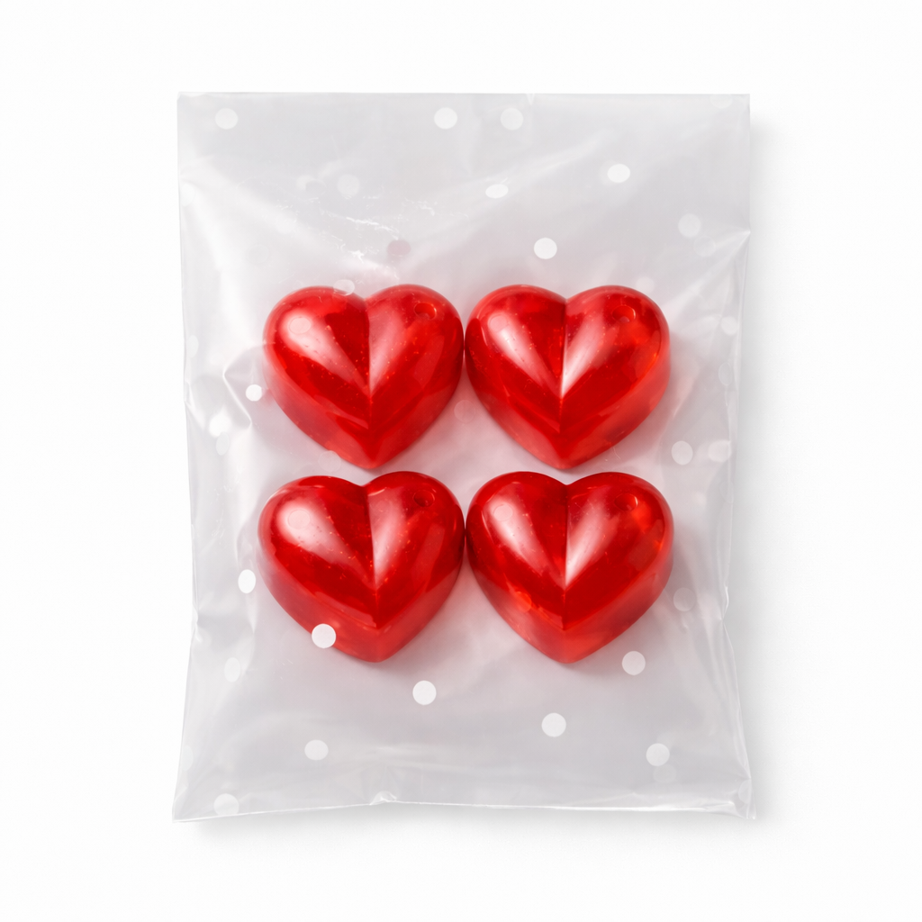 Chocolate Strawberry Gel Wax Melt Hearts