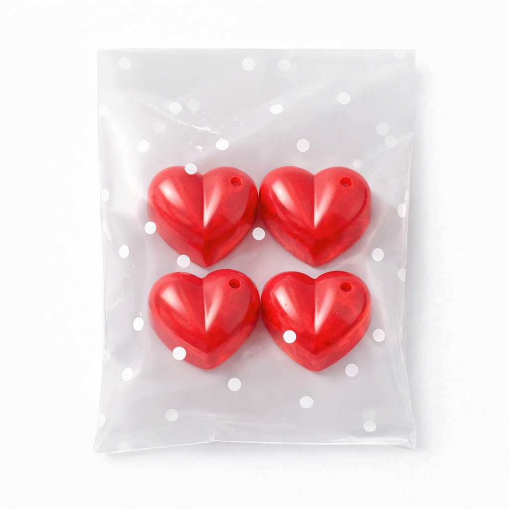 Strawberries & Cream Gel Wax Melt Hearts