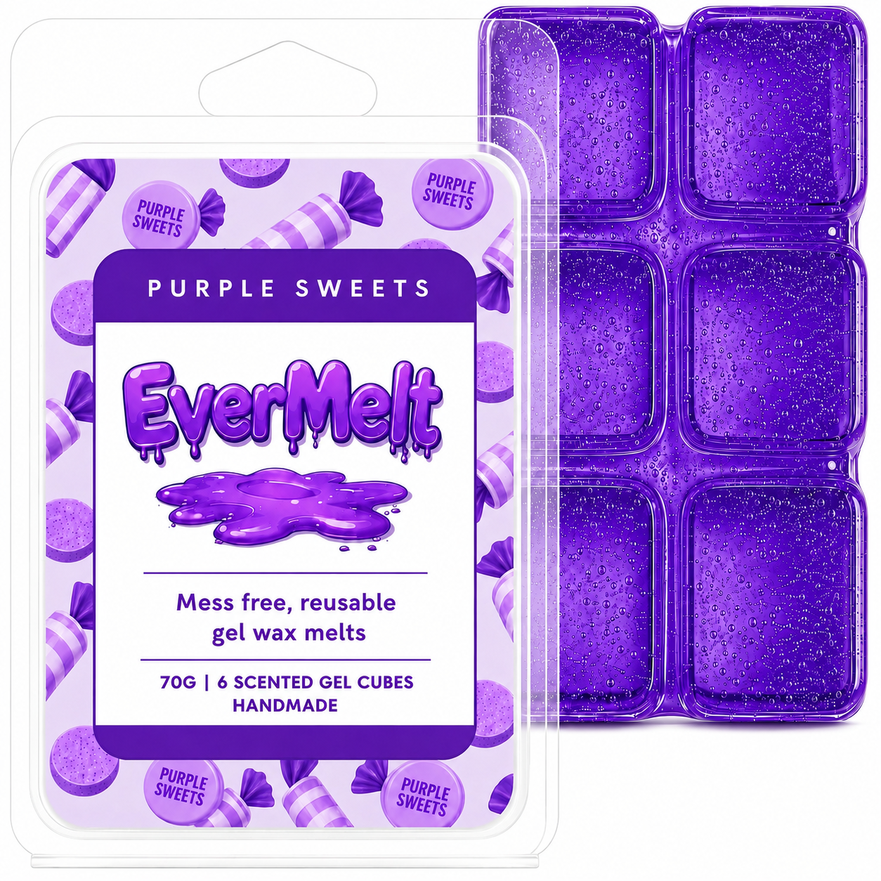 Purple Sweets Gel Wax Melt