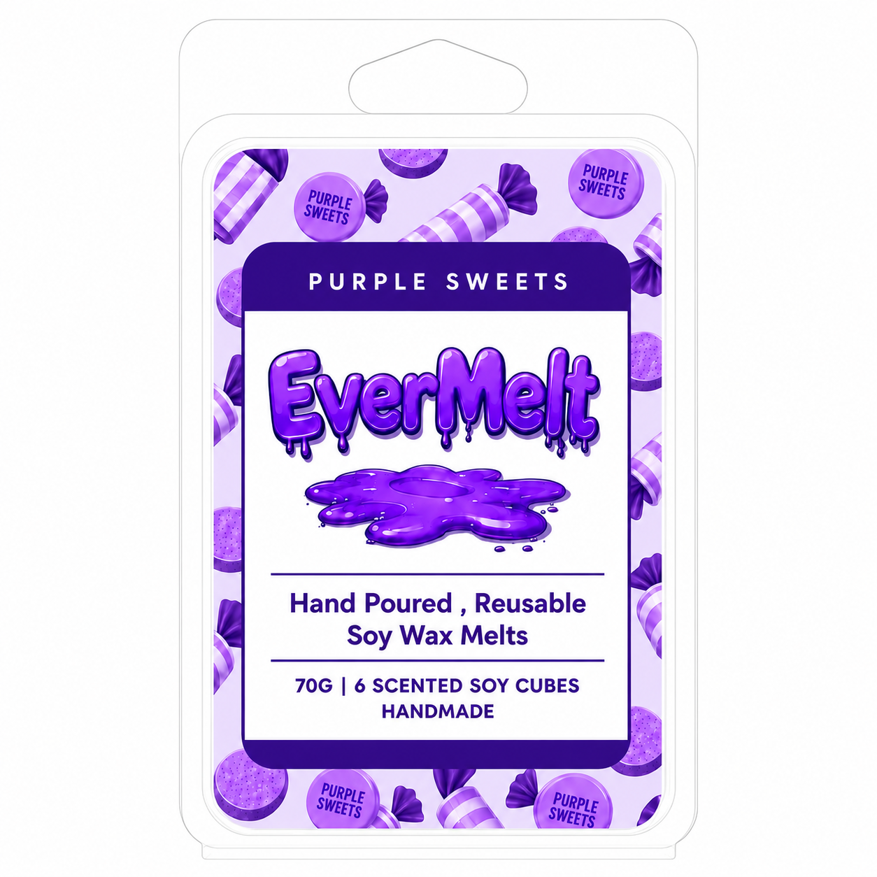 Purple Sweets Soy Wax Melt