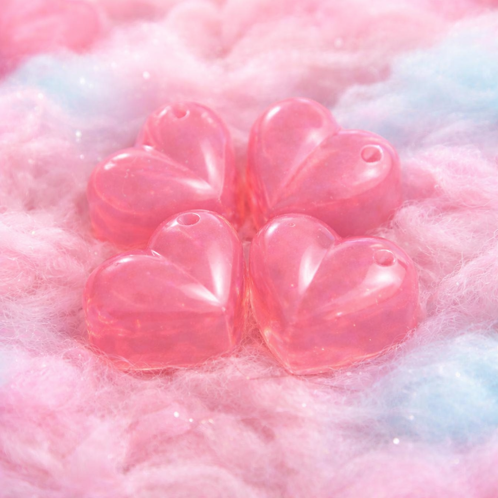 Candy Floss Gel Wax Melt Hearts